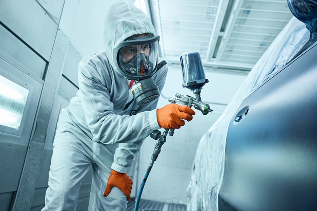 Leichter Atemschutz für Lackierer